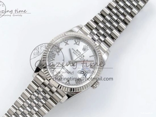VR3235 36 APF 126234 Silver Steel Dial Bracelet on Jubilee Best DateJust Edition 904L Diamond 1:1 Roman 0520